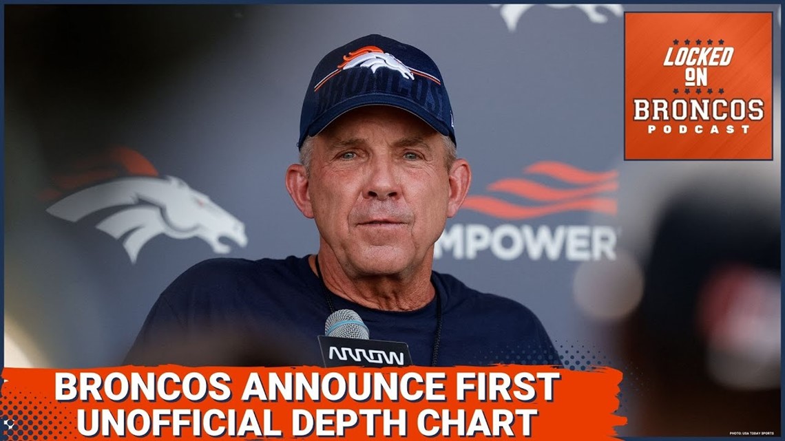 Denver Broncos: Depth chart released for preseason