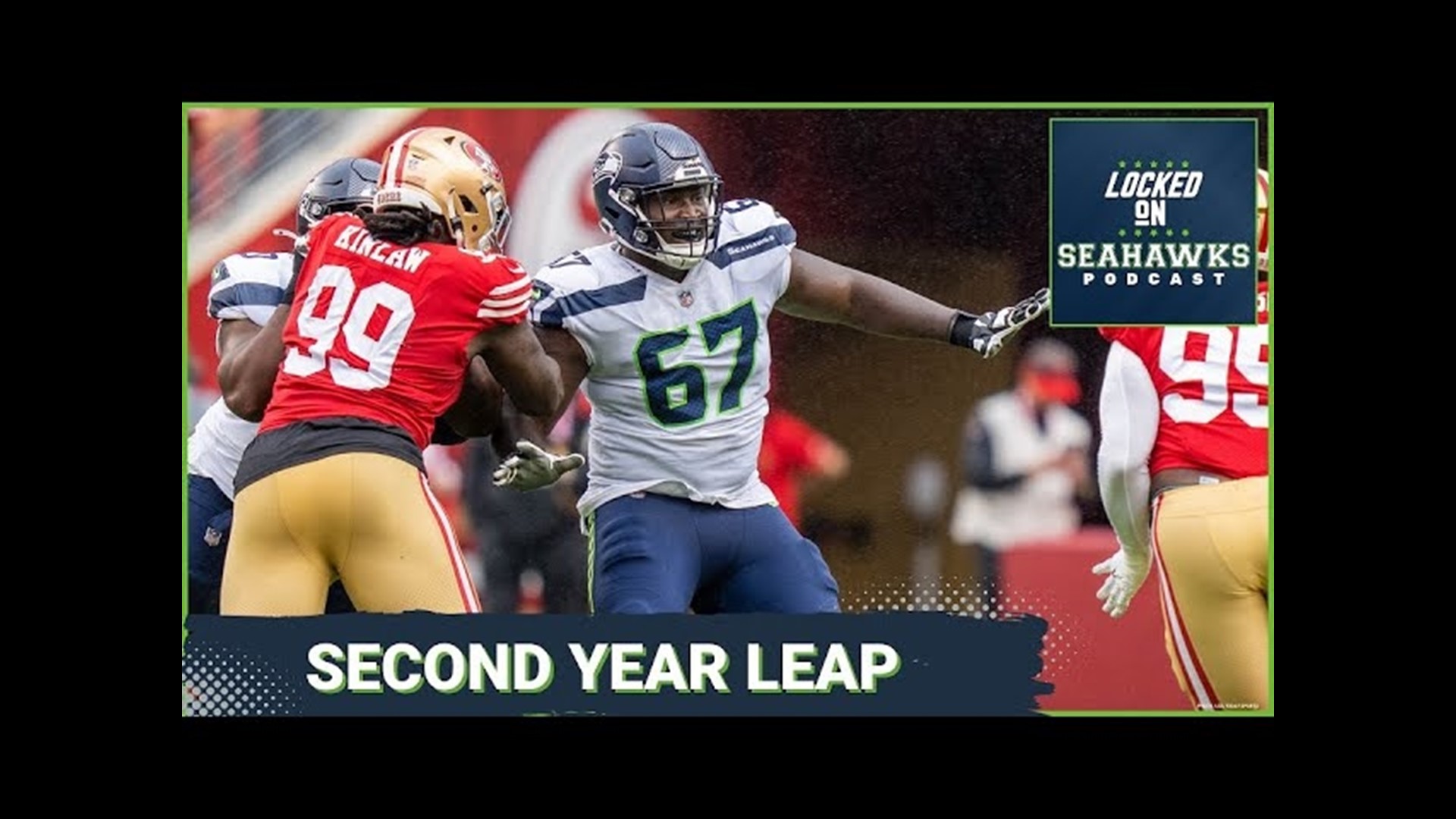 Charles Cross and Abraham Lucas somehow exceeded expectations for the playoff-bound Seahawks a year ago. What's next?
