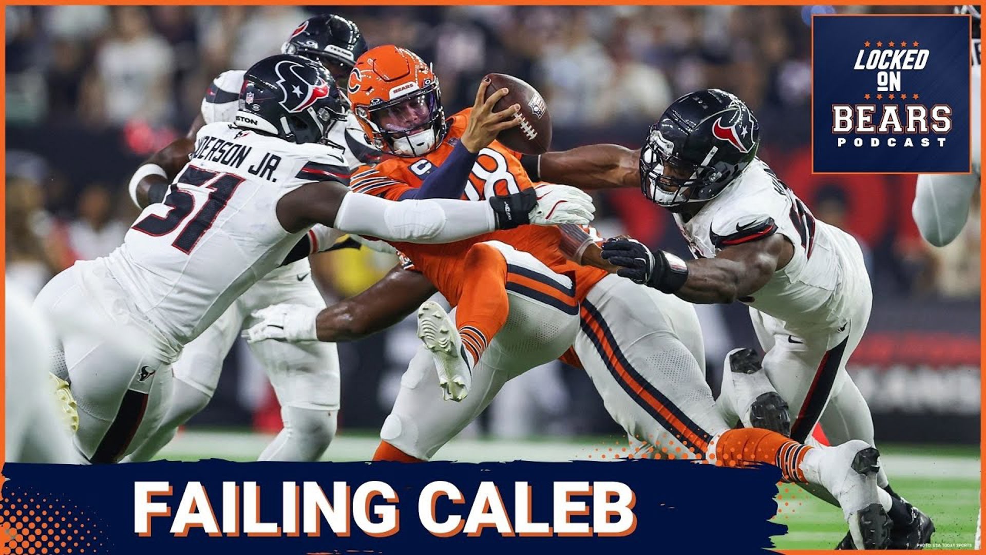 Caleb Williams wasn't great in the Chicago Bears loss to the Houston Texans, but the bigger issue was that the offense failed their rookie quarterback.