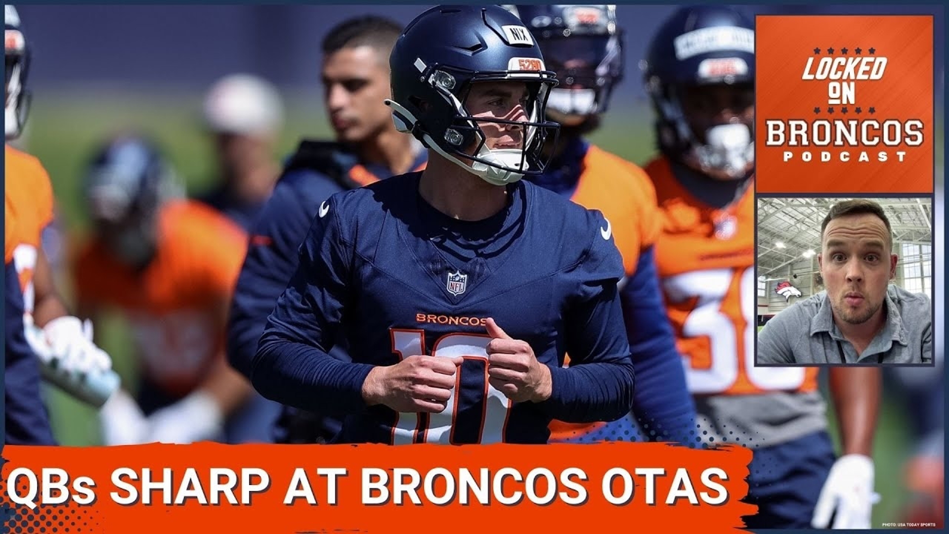 The Denver Broncos QB competition continued on Thursday with Bo Nix and Jarrett Stidham having sharp days running the Broncos offense.