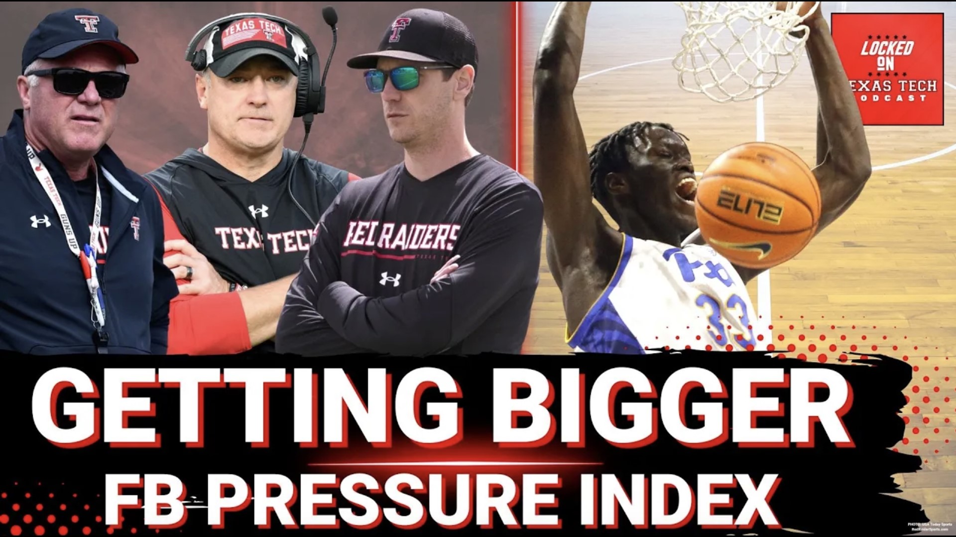 Today from Lubbock, TX, on Locked On Texas Tech:

- size incoming
- has Tech added starters this week?
- football pressure index