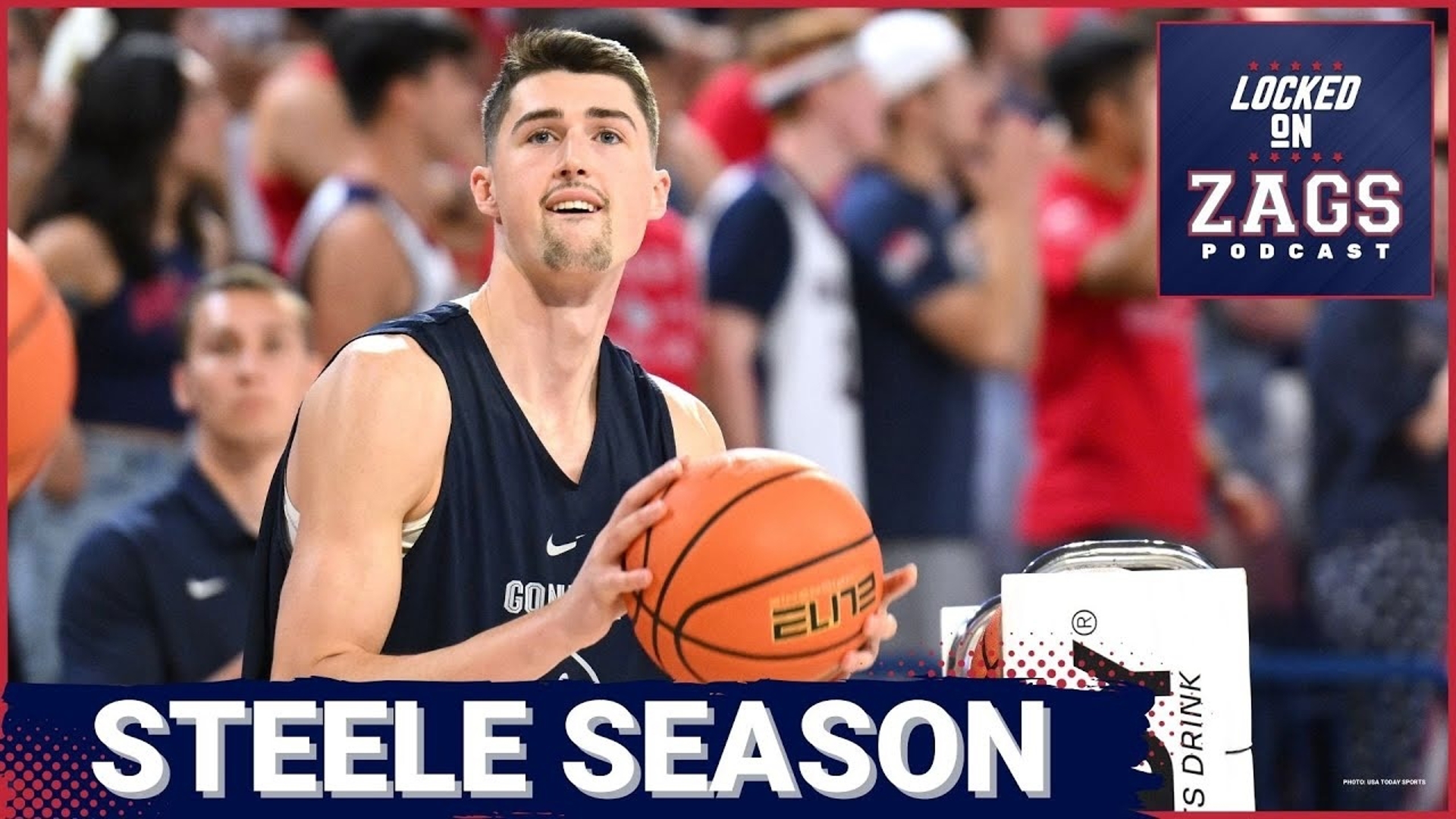 Gonzaga Bulldogs guard Steele Venters missed the entire 2023-24 college basketball season with a torn ACL, but he's ready to make his team debut this upcoming year.