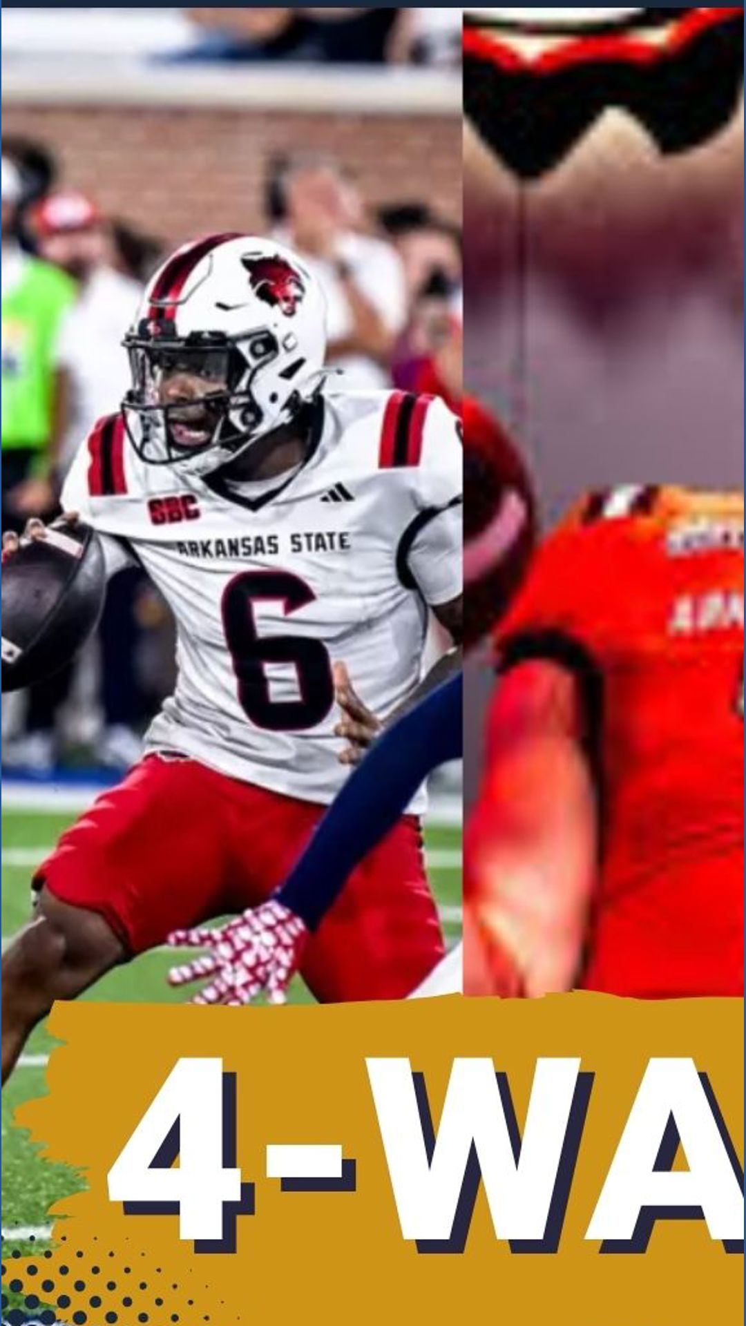 FOUR-WAY: Arkansas State Red Wolves QUARTERBACK Race Heats Up—Ethan ...