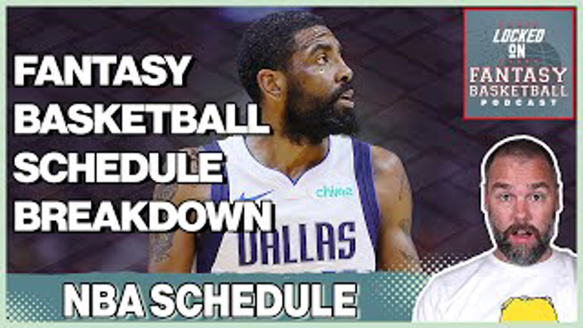 Josh Lloyd breaks down the impact of the NBA schedule on Fantasy Basketball, focusing on the Dallas Mavericks' challenging playoff schedule and its effect on stars.