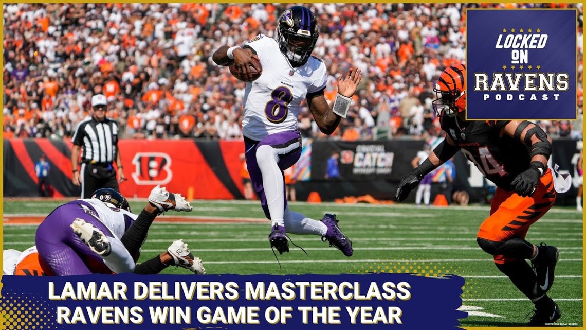 Lamar Jackson practicing with the Baltimore Ravens