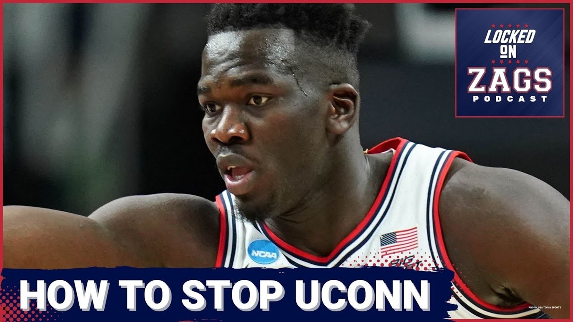 The Gonzaga Bulldogs take on the UConn Huskies for a chance to go to the Final 4. Can the Zags slow down dynamic offensive threat Adama Sanogo?