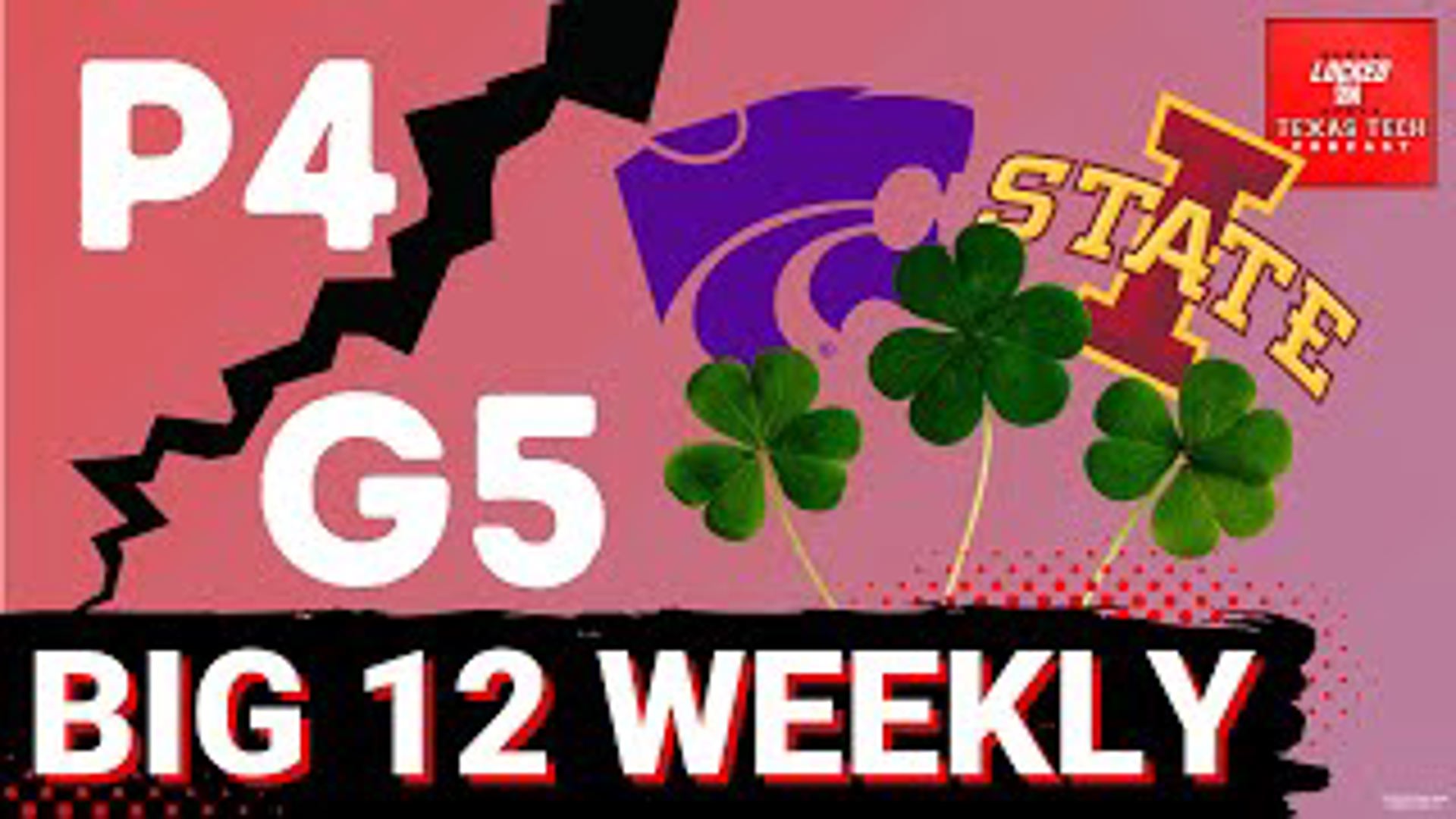 Today from Lubbock, TX, on Locked On Texas Tech:

- Big 12 favorites
- Group of 5 split incoming?
- KSU, ISU, Dublin, & the peat... ahh the peat