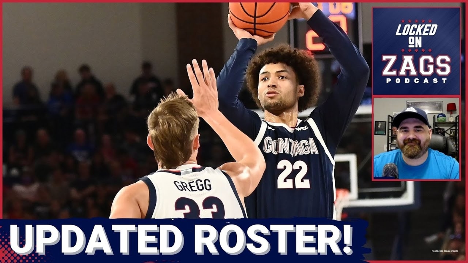 The Gonzaga Bulldogs released the 2023-24 roster on the team website, which included jersey numbers for Mark Few's new Zags.