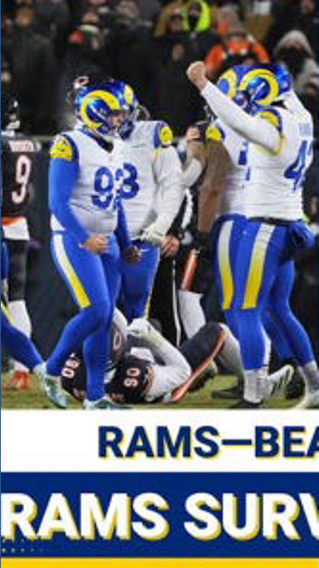 RAMS SQUAD SHOW: Mevis' GAME-WINNER, multiple Caleb Williams INTs help ...