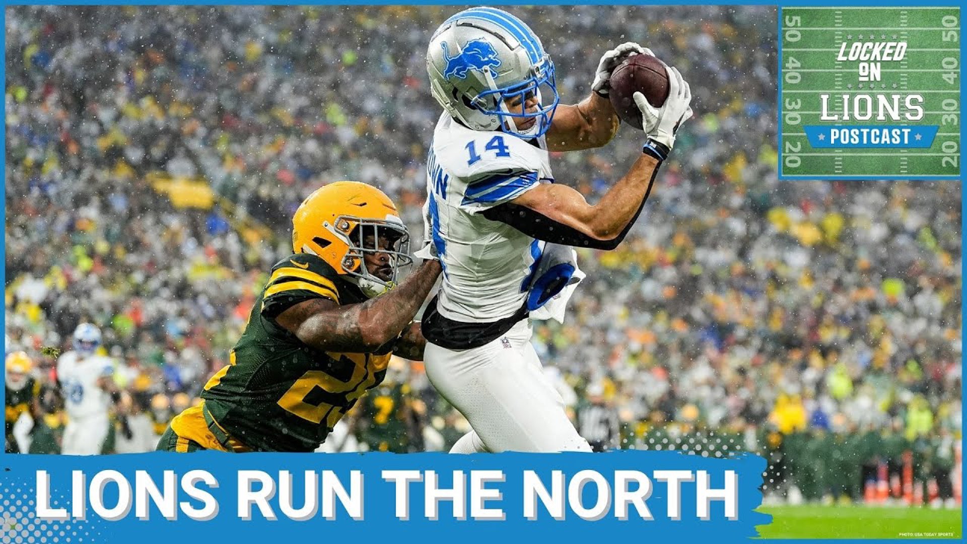 The Detroit Lions triumphed over the Green Bay Packers at Lambeau Field with a decisive 24-14 victory.