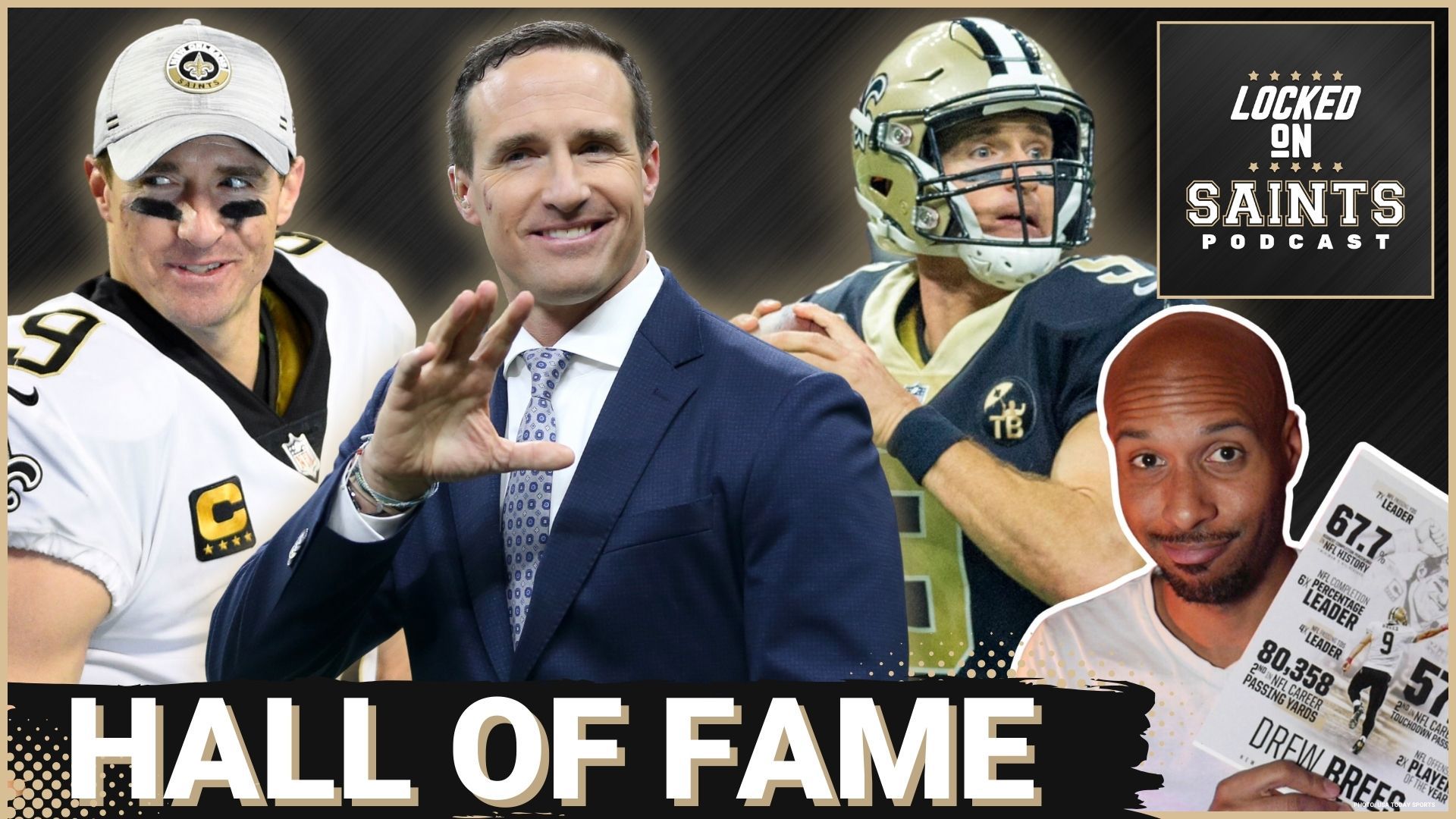 The New Orleans Saints announced that Drew Brees will be inducted into the team's Hall of Fame, and they should have their game celebration Week 7 against Denver.