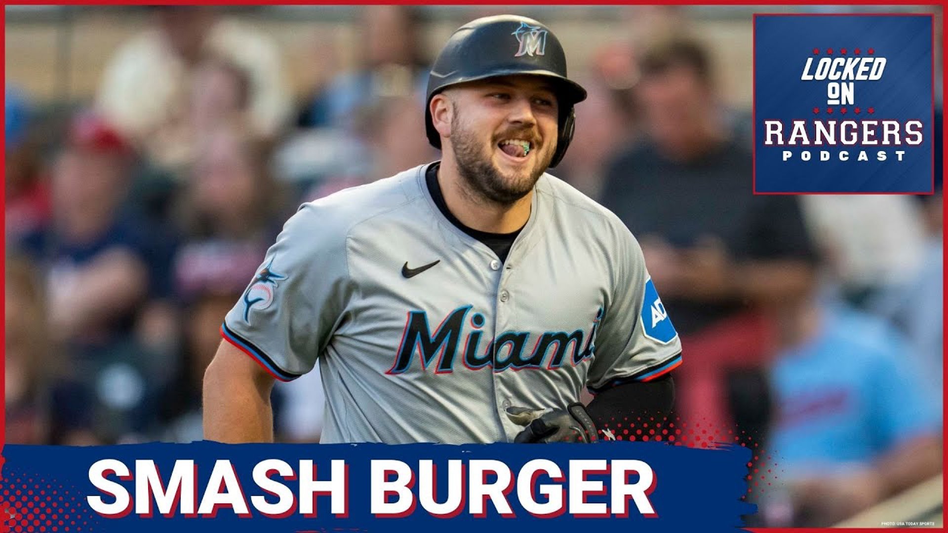 The Texas Rangers traded three prospects to the Miami Marlins in exchange for power-hitting infielder Jake Burger.