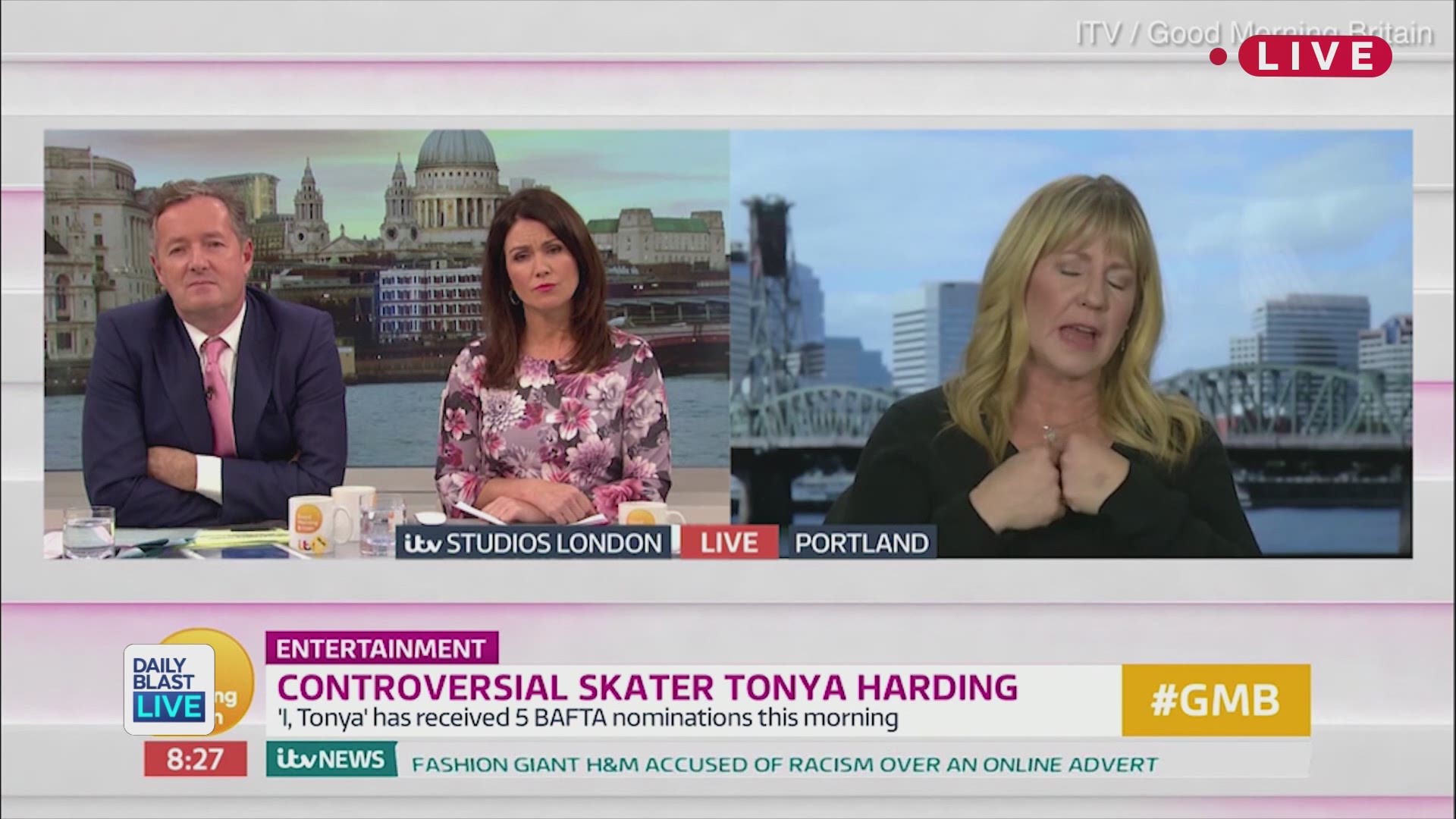 Should Tonya Harding be given a second chance? She joined Good Morning Britain with Piers Morgan but it abruptly ended. Do you think Tonya Harding deserves her second chance? 