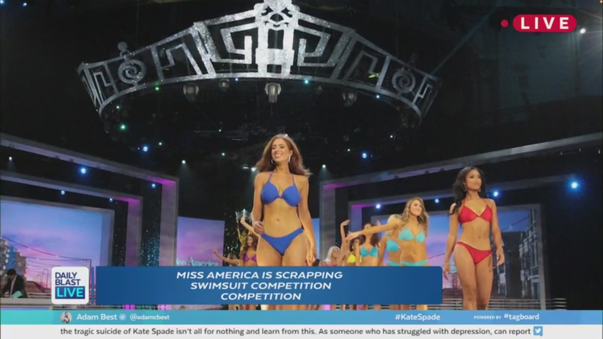 The Miss America Organization has decided to end the swim portion of the pageant. 