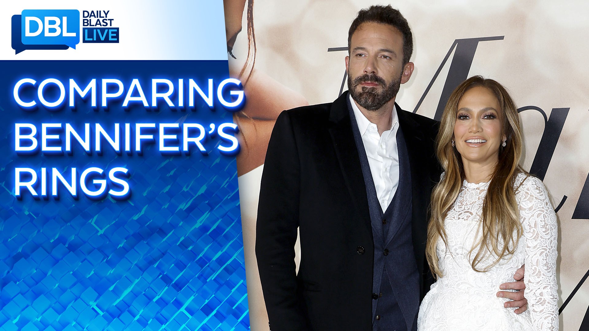 Jennifer Lopez shared news of her second engagement to Ben Affleck with a video in which she's seen looking down at her new 8.5 carat green diamond.