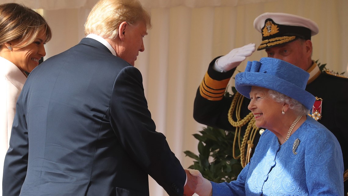 PHOTOS President Trump meets Queen Elizabeth II