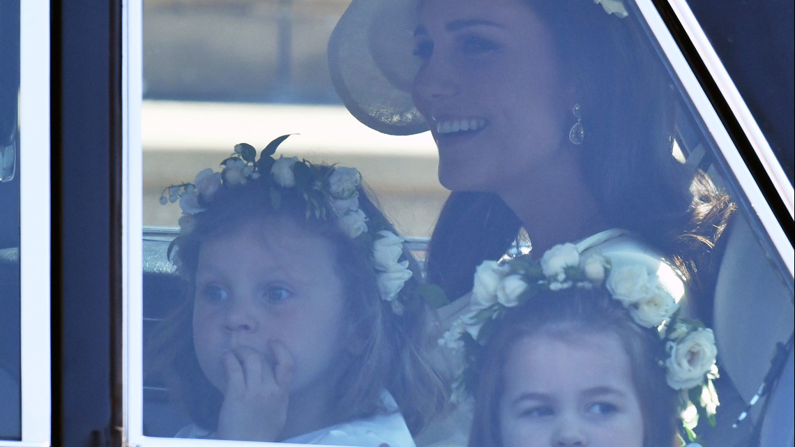 Bridesmaid Princess Charlotte at Harry and Meghan's wedding, 19th