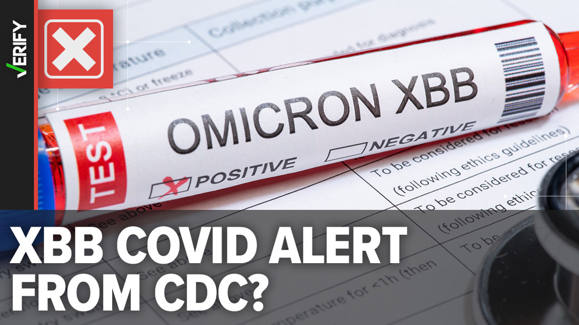 A health advisory about the COVID-19 xbb variant has not been issued by the CDC | krem.com