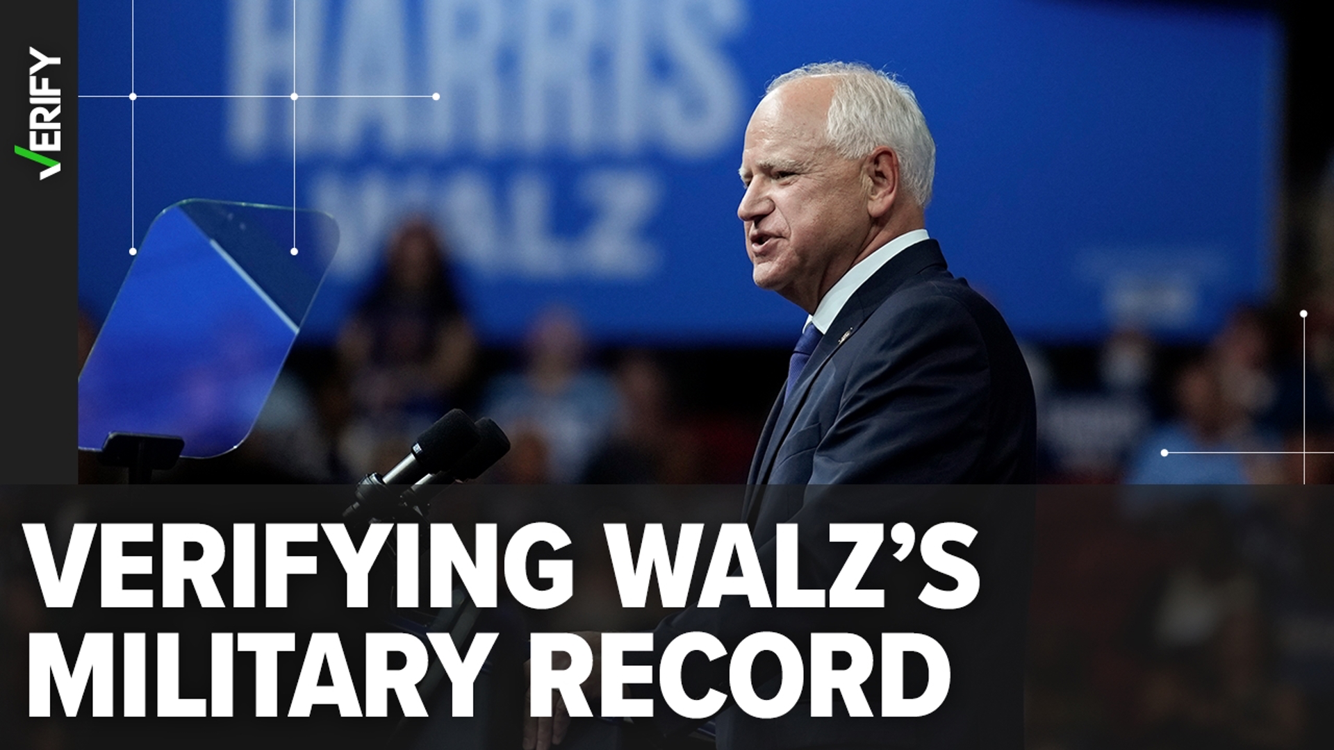 Tim Walz’s military service record: What we can VERIFY | krem.com