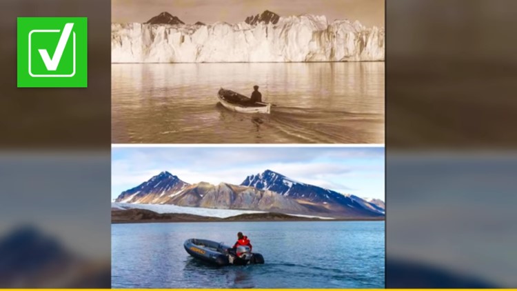 Yes, then-and-now photos of Arctic are real, but it’s not a 100-year comparison