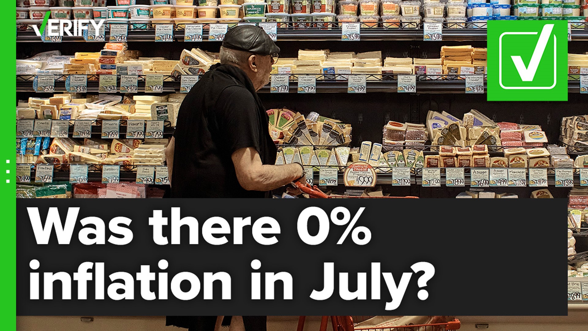The Consumer Price Index, the most widely used measure of inflation, was unchanged in July, as President Biden claimed. But annual inflation remains high.