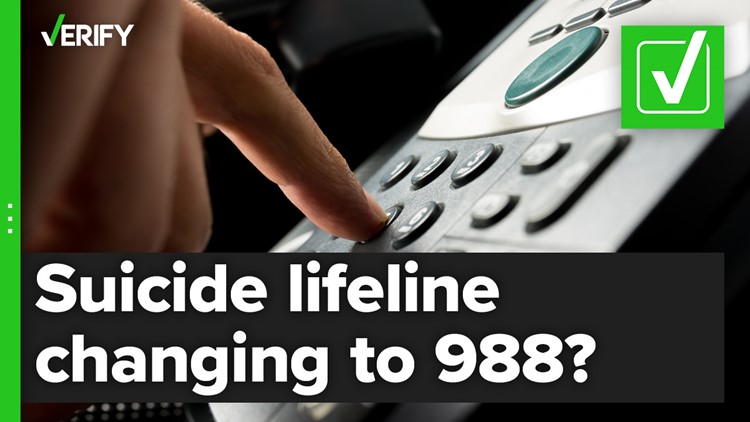 Yes, the National Suicide Prevention Lifeline is switching to 988