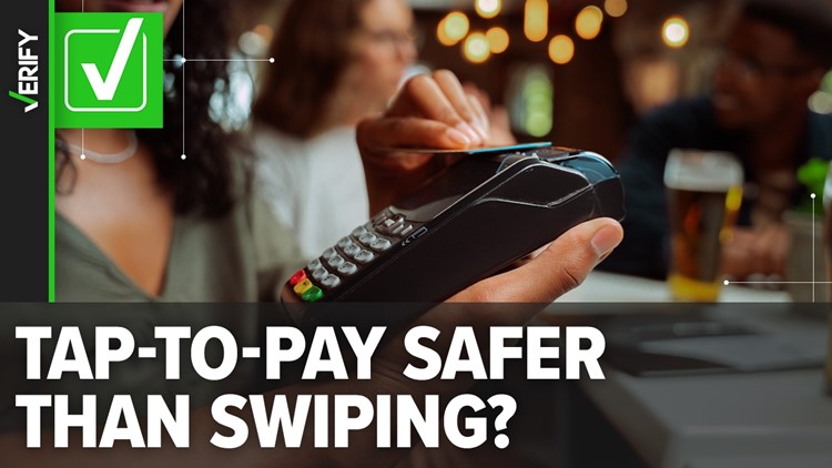 Sí, tocar para pagar es menos vulnerable al robo de tarjetas de crédito que deslizar o insertar