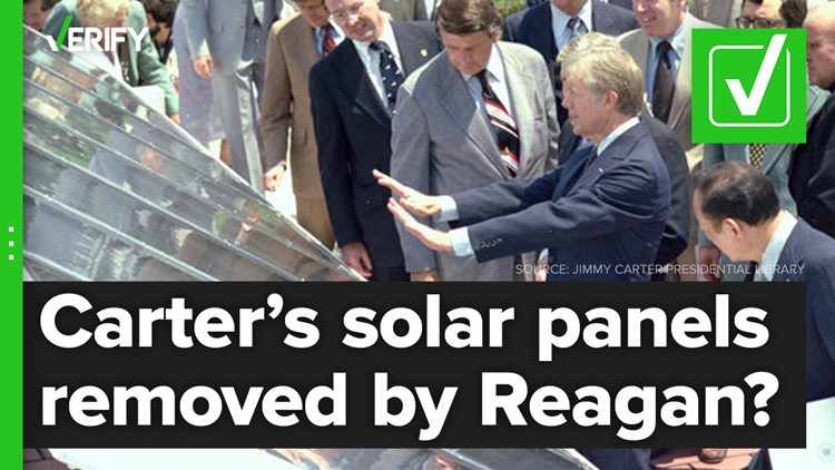 Yes, Jimmy Carter put solar panels on the White House