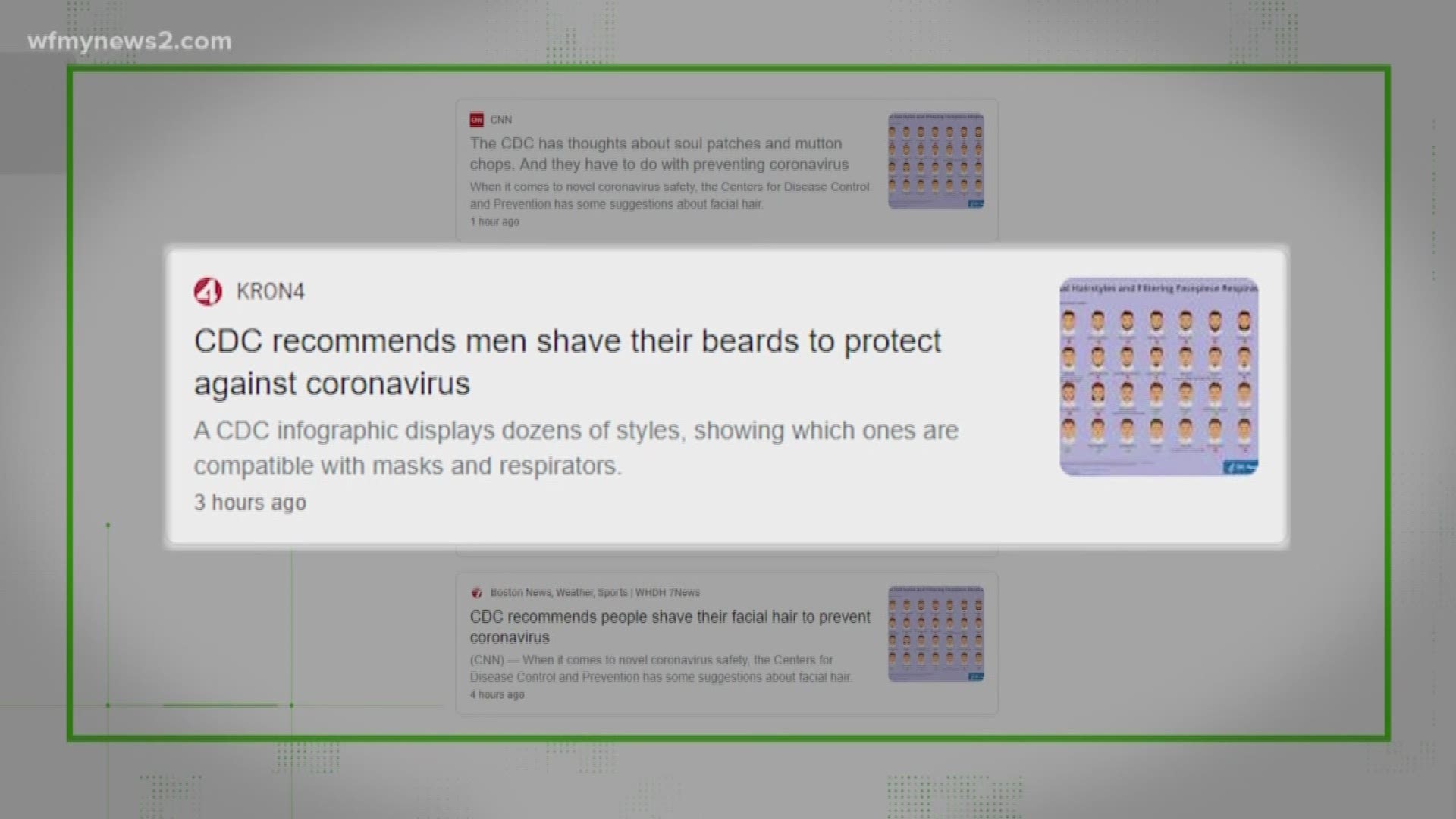The infographic regarding facial hair and masks was posted in 2017. It’s unrelated to the current coronavirus outbreak.