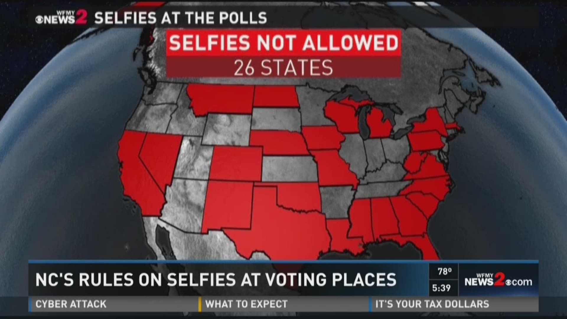 NC's Rules On Selfies At Voting Places