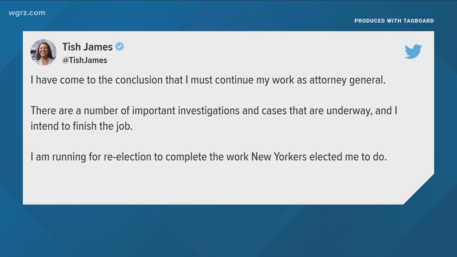 Attorney General Letitia James ends NY governor run