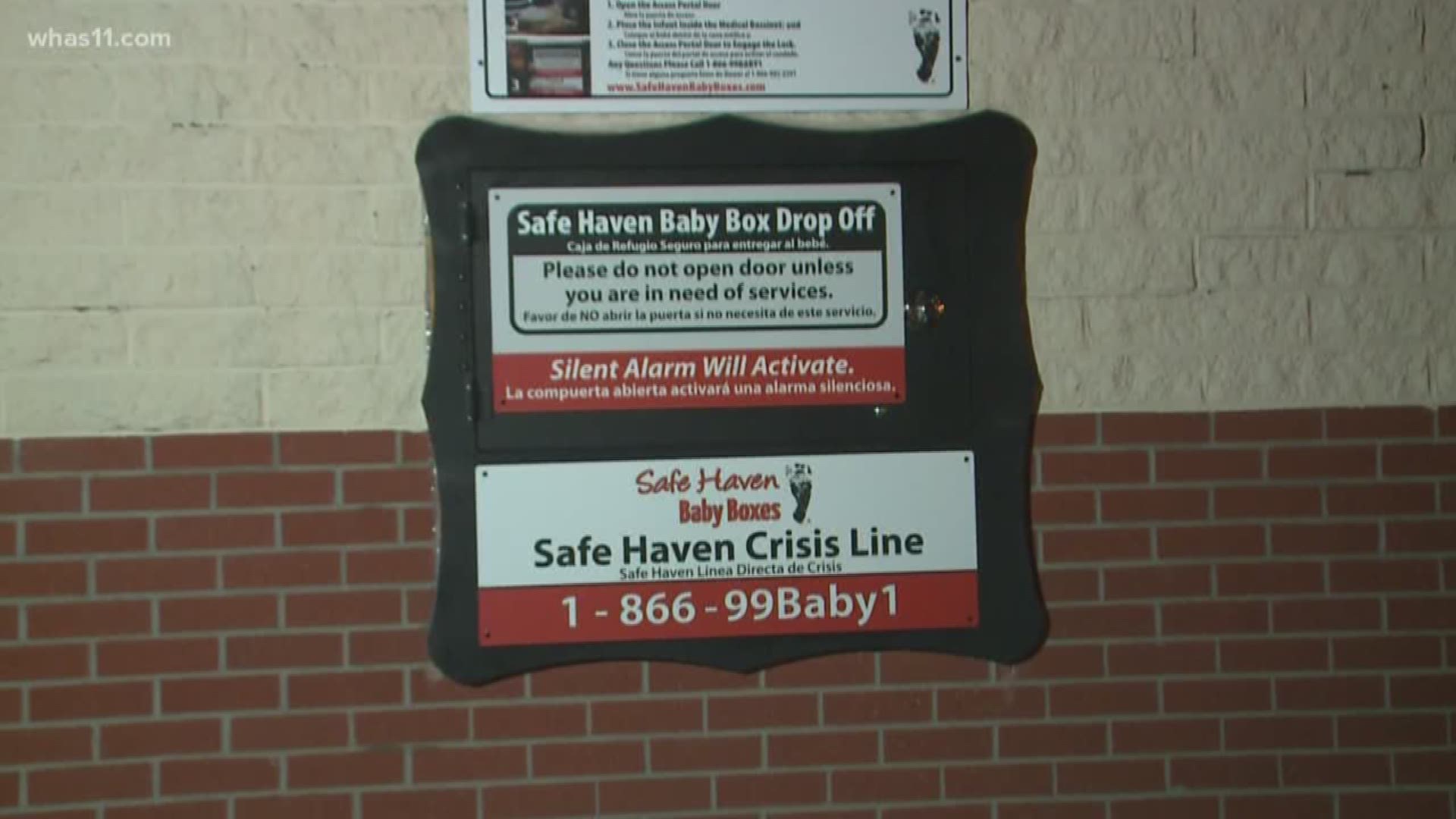 Newborn baby surrendered at Safe Haven Box in Seymour