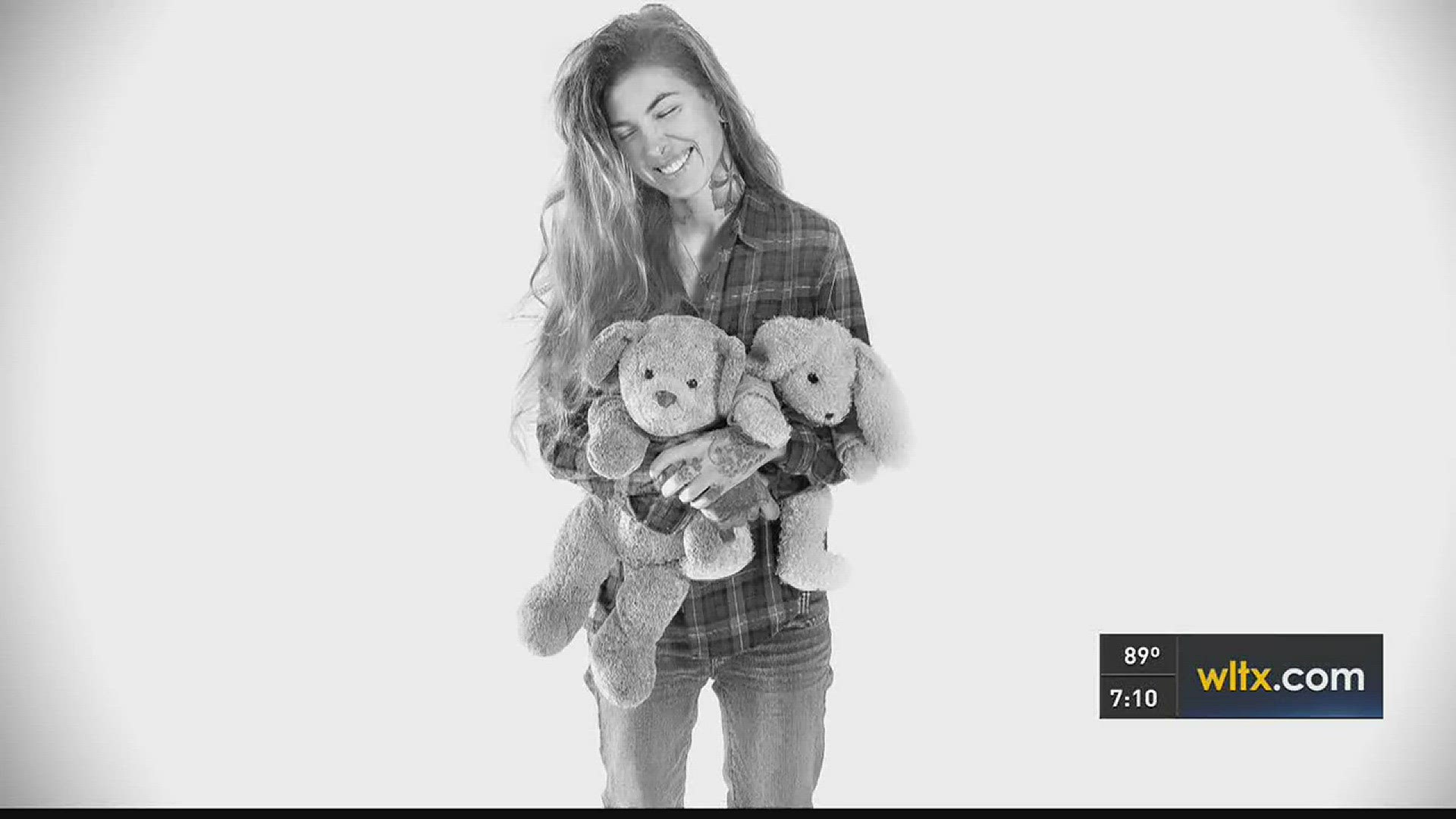 Rachel Larratt saved toys given to her by her late husband.