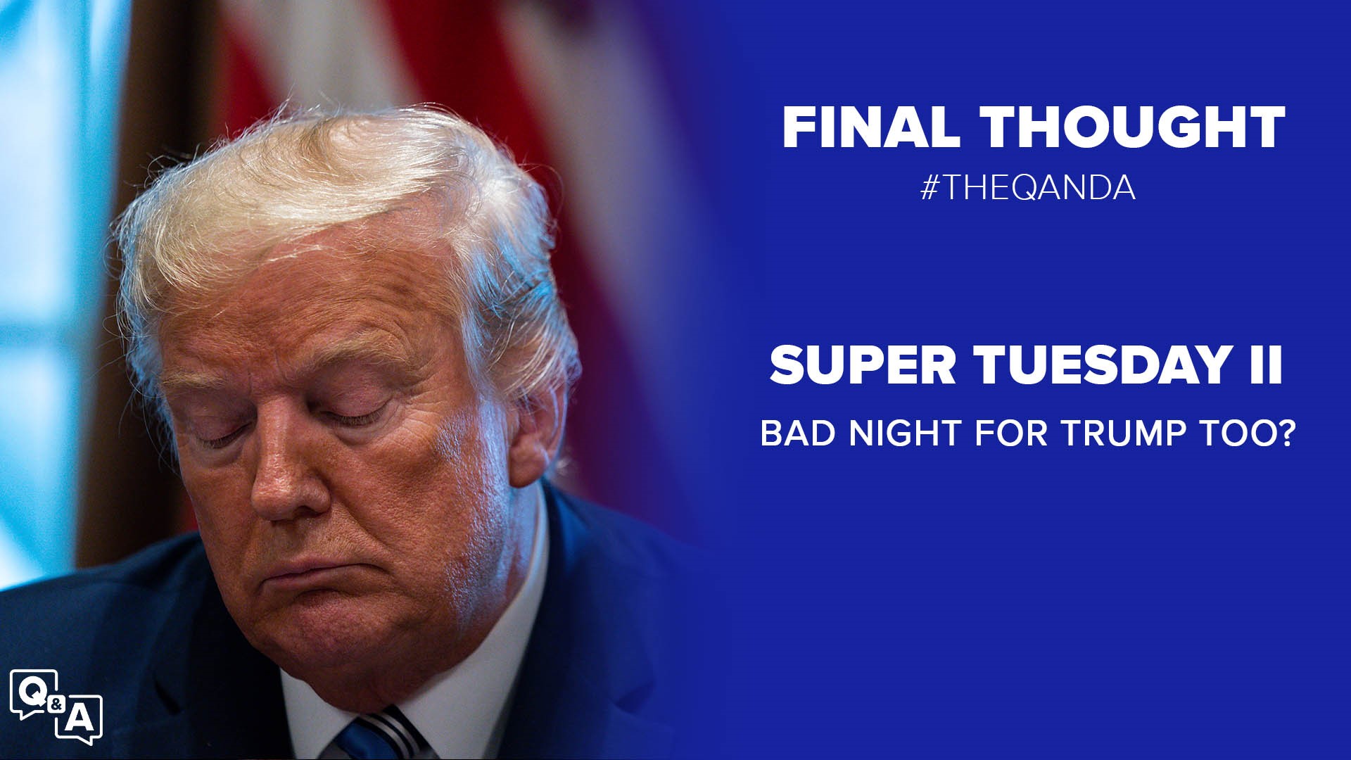 A bad night for Bernie Sanders and a really bad night for President Donald Trump. Biden won every county in Michigan. A state that Trump won against Hillary Clinton