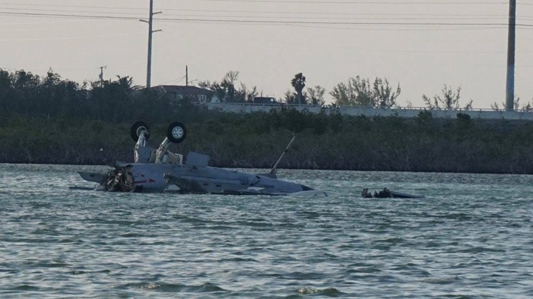 Oceana-based jet crashes off Key West; 2 crew members dead