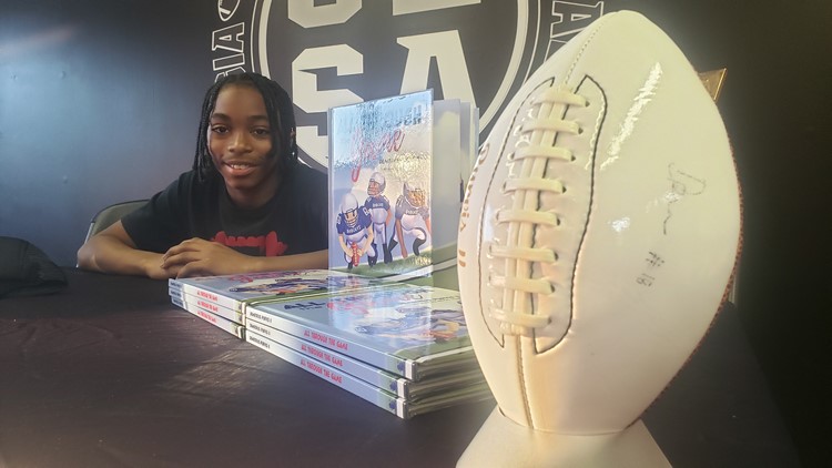 12-year-old boy writes his own children's book, runs two of his own businesses