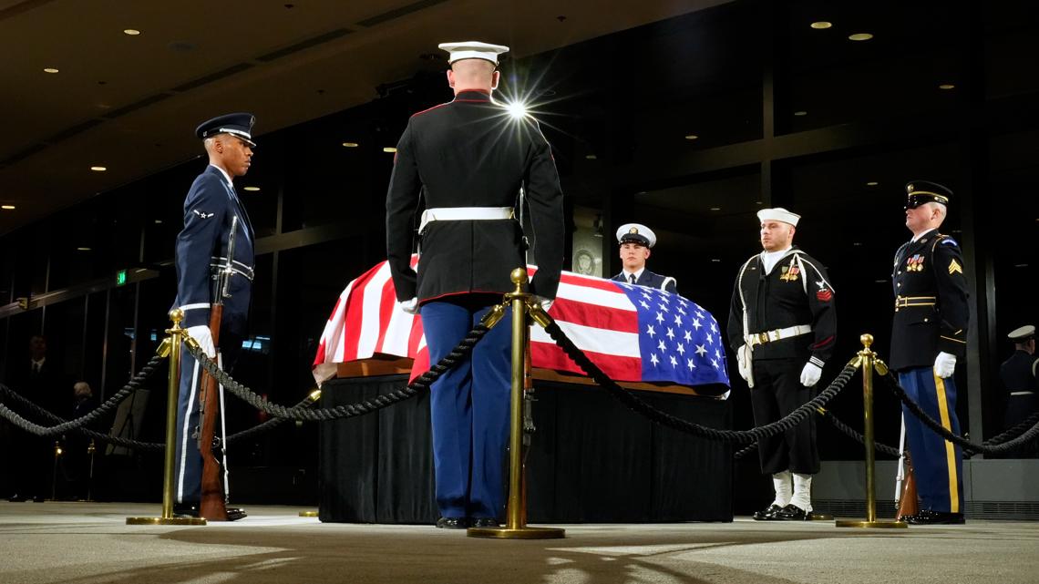 Former President Jimmy Carter lies in repose at The Carter Center ...